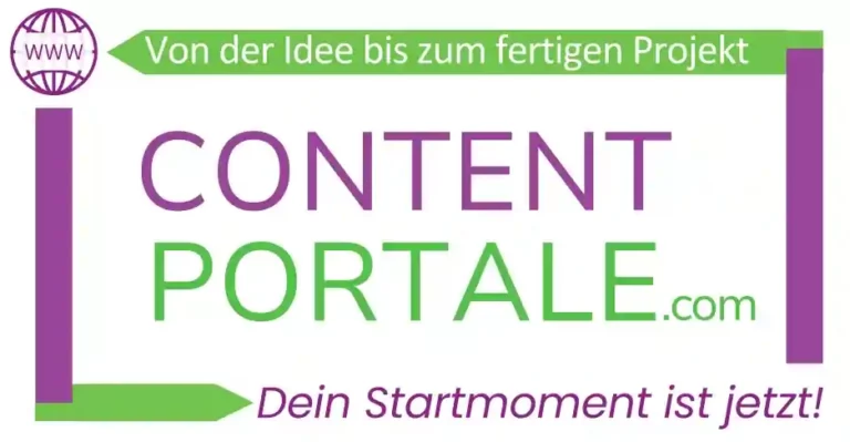 Contentportale.com - Von der Idee bis zum fertigen Projekt: Dein Startmoment ist jetzt!